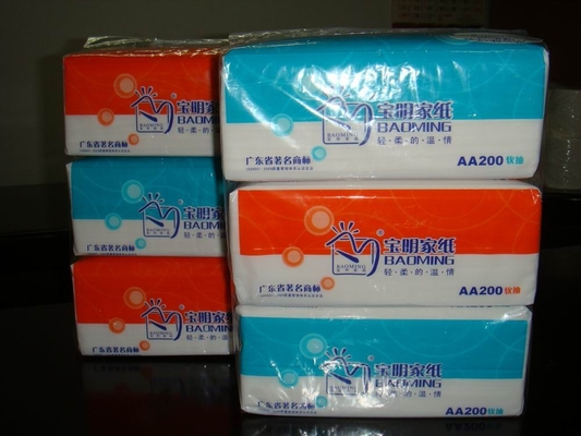 China Bolsa de plástico de paquete blando 2 pli 100 hojas 18*20cm 14gm proveedor